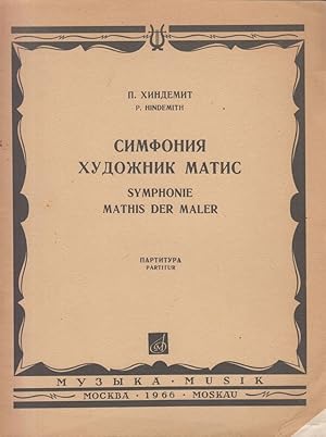 Seller image for Symphonie "Mathis der Maler" - Full Score for sale by Hancock & Monks Music