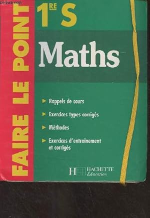 Seller image for Maths 1re S - "Faire le point" for sale by Le-Livre