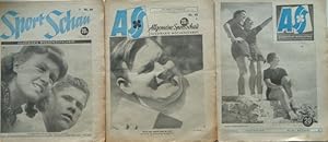 Bild des Verkufers fr ASS, Allgemeine Sport-Schau, Illustrierte Wochenschrift. 3 Ausgaben von 1941. (Nrn 39,40,43). zum Verkauf von Antiquariat Ursula Hartmann