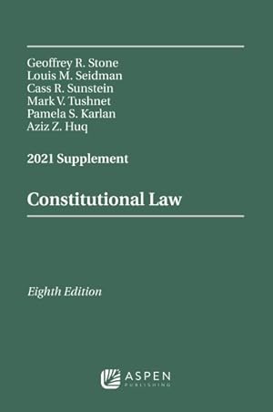 Seller image for Constitutional Law : 2021 Supplement for sale by GreatBookPricesUK