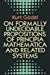 Seller image for On Formally Undecidable Propositions of Principia Mathematica and Related Systems [Soft Cover ] for sale by booksXpress