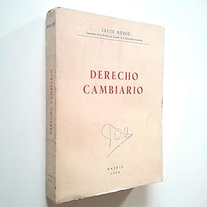 Seller image for Derecho cambiario for sale by MAUTALOS LIBRERA