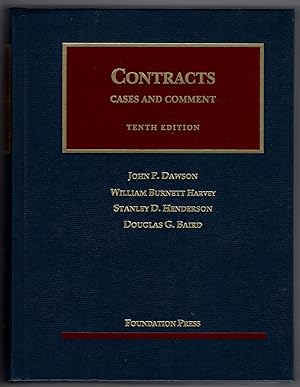 Seller image for Contracts: Cases and Comment, 10th Edition for sale by Lake Country Books and More