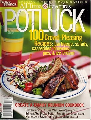 Seller image for BETTER HOMES AND GARDENS ALL-TIME FAVORITES POTLUCK AUGUST 2003 for sale by Z-A LLC