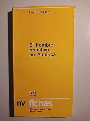 Seller image for El hombre primitivo en Amrica for sale by Llibreria Fnix