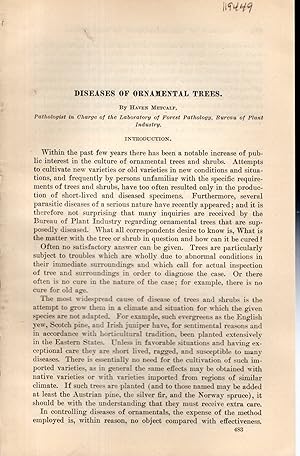 Seller image for Diseases of Ornamental Trees".from the Yearbook of the United States Department of Agriculture, 1907 for sale by Dorley House Books, Inc.