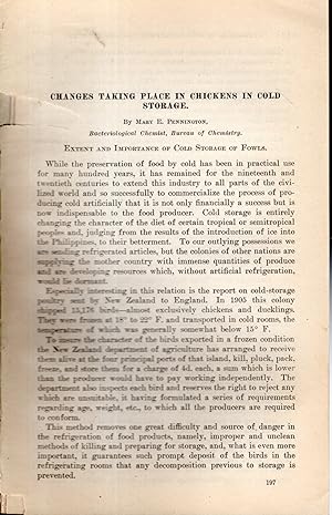 Seller image for Changes Taking Place in Chickens in Cold Storage".from the Yearbook of the United States Department of Agriculture, 1907 for sale by Dorley House Books, Inc.