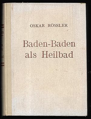 Bild des Verkufers fr Baden-Baden als Heilbad. Gesammelte Aufstze. zum Verkauf von Antiquariat Bibliomania