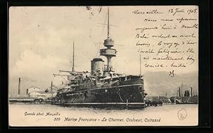 Carte postale Marine Francaise, Le Charner. Croiseur Cuirassé