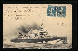 Carte postale Marine Militaire Francaise, Suffren Croiseur Cuirasse