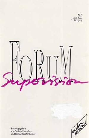 Image du vendeur pour Nr. 1; 1993; Forum Supervision. mis en vente par Fundus-Online GbR Borkert Schwarz Zerfa