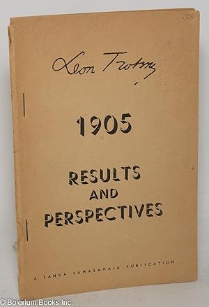 Seller image for 1905 Results and Perspectives for sale by Bolerium Books Inc.