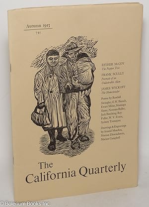 Seller image for The California Quarterly; vol. 3, no. 1 (Autumn 1953) for sale by Bolerium Books Inc.