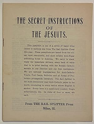 The secret instructions of the Jesuits