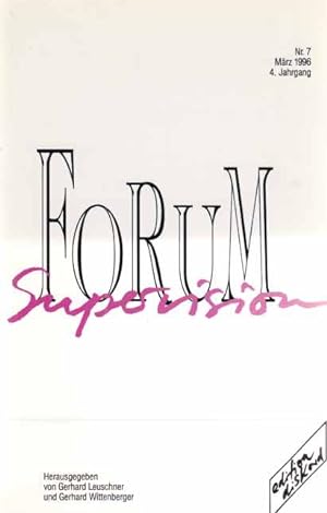 Seller image for Nr. 7; 1996; Forum Supervision. for sale by Fundus-Online GbR Borkert Schwarz Zerfa
