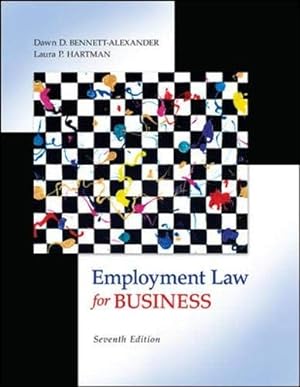 Bild des Verkufers fr Employment Law for Business zum Verkauf von Lake Country Books and More