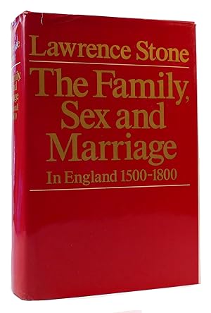 Seller image for FAMILY SEX AND MARRIAGE England 1500-1800 for sale by Rare Book Cellar