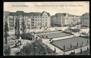 Ansichtskarte Berlin-Schöneberg, Bayerischer Platz, Ecke Grunewald- und Salzburger Strasse