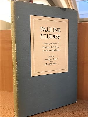 Imagen del vendedor de Pauline Studies: Essays Presented to Professor F. F. Bruce on His 70th Birthday a la venta por Regent College Bookstore