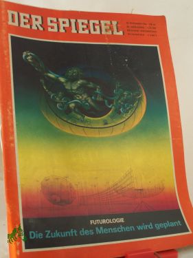 Bild des Verkufers fr 53/1966, Futorologie, die Zukunft des Menschen wird geplant zum Verkauf von Antiquariat Artemis Lorenz & Lorenz GbR