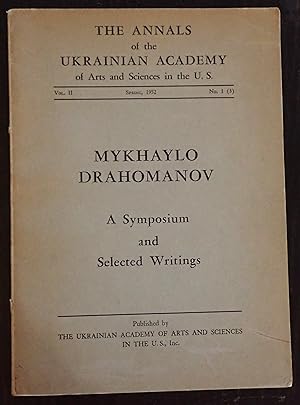 Seller image for Mykhaylo Drahomanov: A Symposium and Selected Writings for sale by Raritan River Books