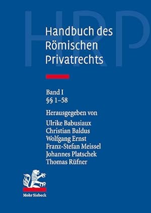 Imagen del vendedor de Handbuch des Rmischen Privatrechts a la venta por Wegmann1855