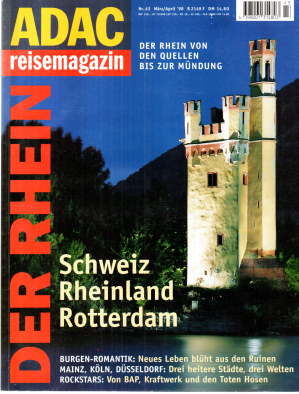 Immagine del venditore per ADAC Reisemagazin: Der Rhein. Schweiz, Rheinland, Rotterdam. Nr. 43 Mrz/April 98. venduto da Leonardu