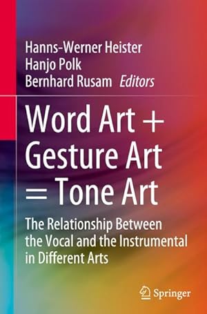 Bild des Verkufers fr Word Art + Gesture Art = Tone Art : The Relationship Between the Vocal and the Instrumental in Different Arts zum Verkauf von AHA-BUCH GmbH