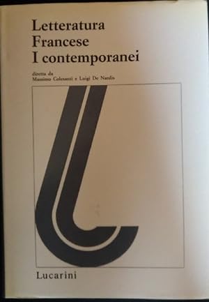 Letteratura Francese. I contemporanei. Volume I/2