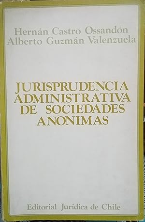 Imagen del vendedor de Jurisprudencia administrativa de sociedades annimas a la venta por Librera Monte Sarmiento