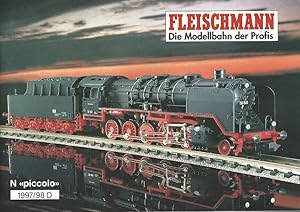 Imagen del vendedor de Fleischmann. Die Modellbahn der Profis. N "piccolo". 1997/98 D. a la venta por Lewitz Antiquariat