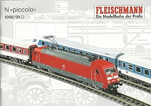 Imagen del vendedor de Fleischmann. Die Modellbahn der Profis. N "piccolo". 1998/99 D. a la venta por Lewitz Antiquariat