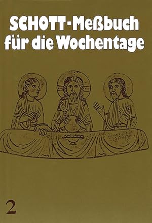 Bild des Verkufers fr Schott-Messbuch fr die Wochentage. Teil II: 14. bis 34. Woche im Jahreskreis. Originaltexte der authent. dt Ausgabe des Mebuches u. des Lektionars zum Verkauf von Buchhandlung Loken-Books