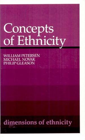 Imagen del vendedor de Petersen, W: Concepts of Ethnicity a la venta por moluna