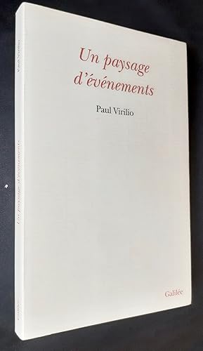 Seller image for Un paysage d'vnements - for sale by Le Livre  Venir