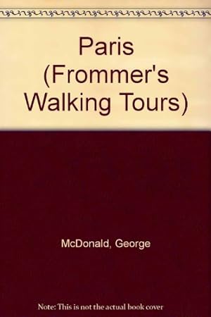 Bild des Verkufers fr Paris (Frommer's Walking Tours S.) zum Verkauf von WeBuyBooks