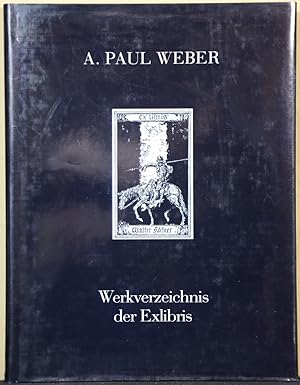 Bild des Verkufers fr A. Paul Weber, Werkverzeichnis der Exlibris. zum Verkauf von Antiquariat  Braun