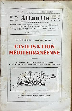 Revue Atlantis n°199 (novembre-décembre 1959) : Civilisation Méditerranéenne. La fresque de Tabar...