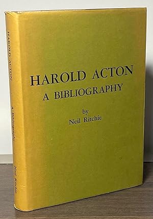 Harold Acton _ A Bibliography