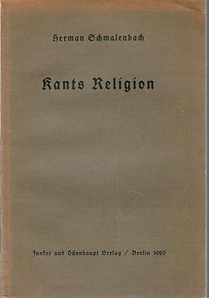 Imagen del vendedor de Kants Religion a la venta por Antiquariat Hans Wger