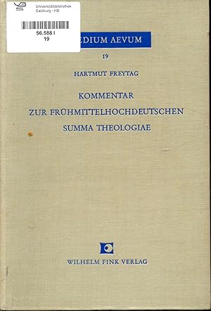 Seller image for Kommentar zur frhmittelhochdeutschen Summa Theologiae for sale by avelibro OHG