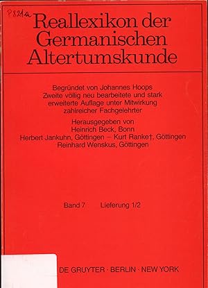 Imagen del vendedor de Reallexikon der Germanischen Altertumskunde Band 7, Lieferung 1/2 a la venta por avelibro OHG