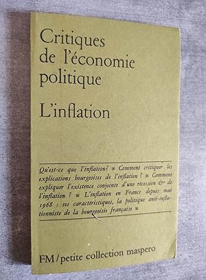 Bild des Verkufers fr L'inflation. zum Verkauf von Librairie Pique-Puces