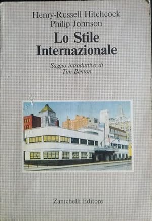 Bild des Verkufers fr Lo Stile Internazionale zum Verkauf von librisaggi
