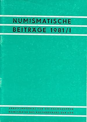 Numismatische Beiträge 1981/1 (Heft 56)