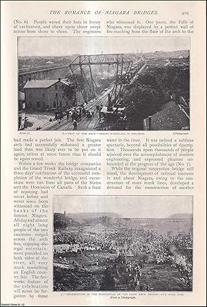 Seller image for The Romance of Niagara Bridges. Niagara Falls. An uncommon original article from The Strand Magazine, 1899. for sale by Cosmo Books