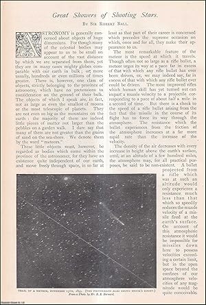 Bild des Verkufers fr Astronomy. Great Showers of Shooting Stars. An uncommon original article from The Strand Magazine, 1899. zum Verkauf von Cosmo Books