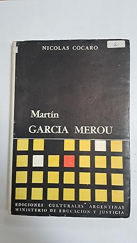 Seller image for Martin Garcia Merou for sale by Libros nicos