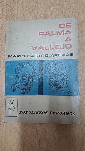 Imagen del vendedor de De Palma a Vallejo a la venta por Libros nicos