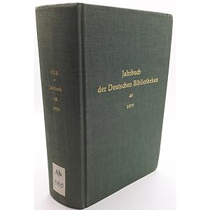 Imagen del vendedor de Jahrbuch der Deutschen Bibliotheken BAND 48. a la venta por books4less (Versandantiquariat Petra Gros GmbH & Co. KG)